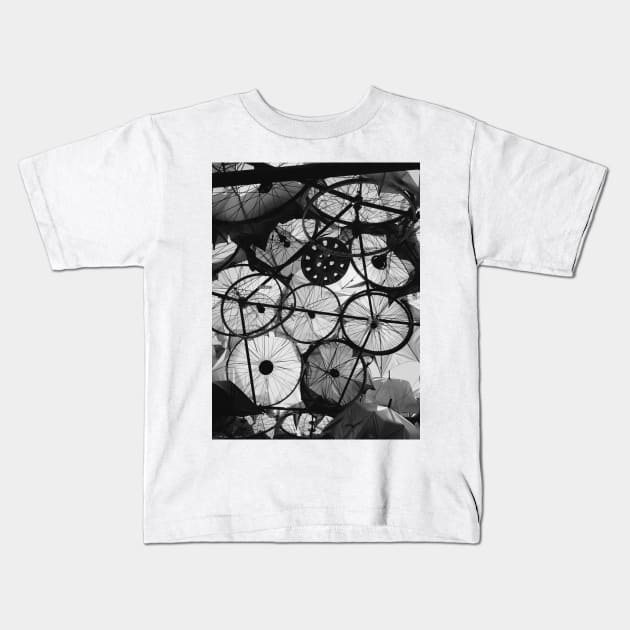 Black and White Art, Photography, New York Kids T-Shirt by MrWho Design